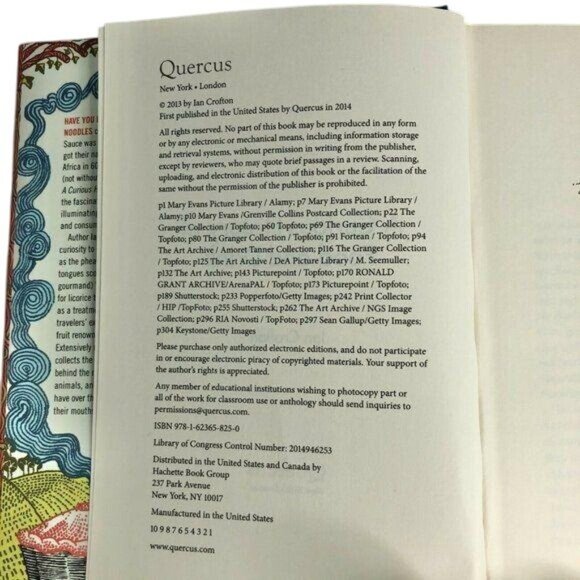 A Curious History Of Food And Drink By Ian Crofton Hardcover Book - Picture 3 of 9